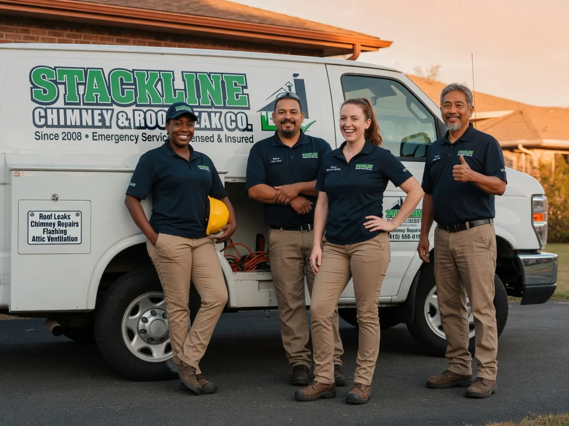 Chimney flashing repair company in Linville, VA